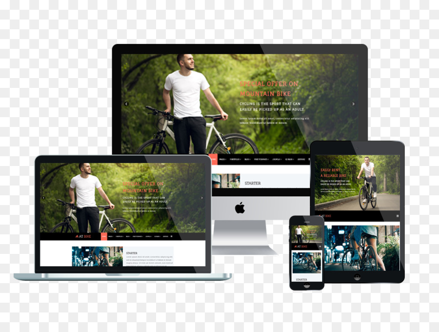 Responsive Web Design，Modelo PNG