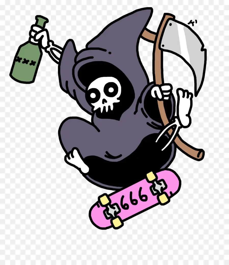 Ceifador De Skate，Esqueleto PNG