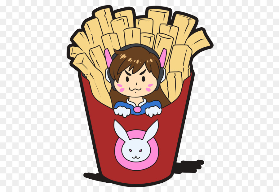 Batatas Fritas De Desenhos Animados，D Va PNG