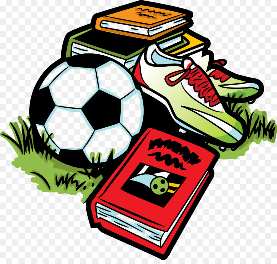 Bola De Futebol E Livros，Bola De Futebol PNG