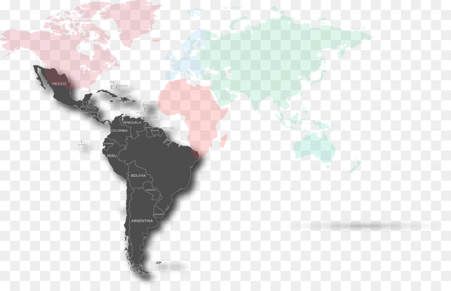 América Do Sul，Mapa PNG