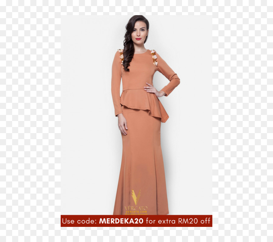 Vestido Marrom，Moda PNG