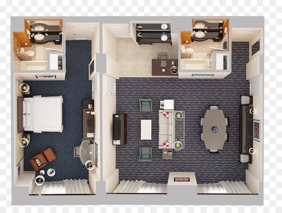 Layout Do Apartamento，Quartos PNG