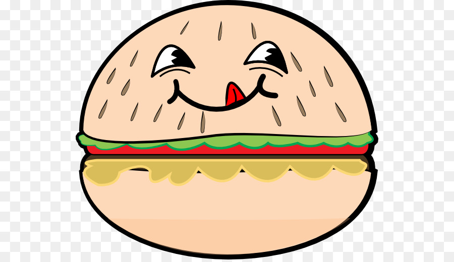 Hambúrguer De Desenho Animado，Sorrindo PNG