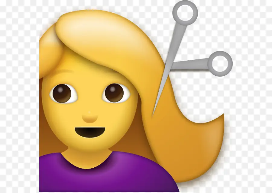 Emoji De Corte De Cabelo，Tesoura PNG