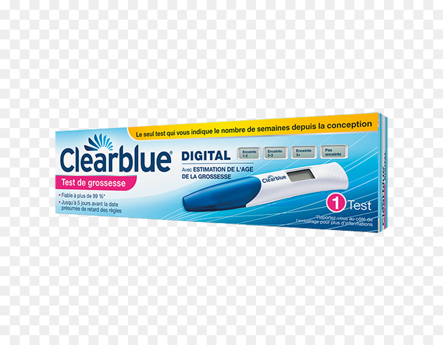 Clearblue Digital Com Teste De Gravidez Com Indicador De Concepção Singlepack，Clearblue Além De Teste De Gravidez PNG