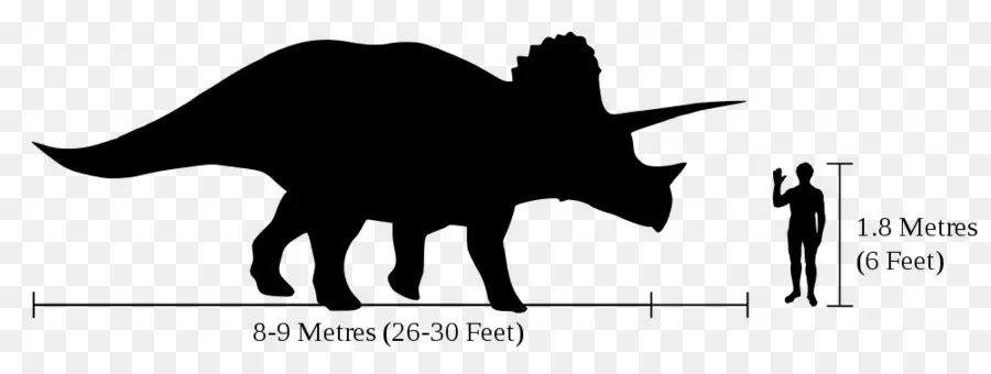 Silhueta De Triceratops，Dinossauro PNG