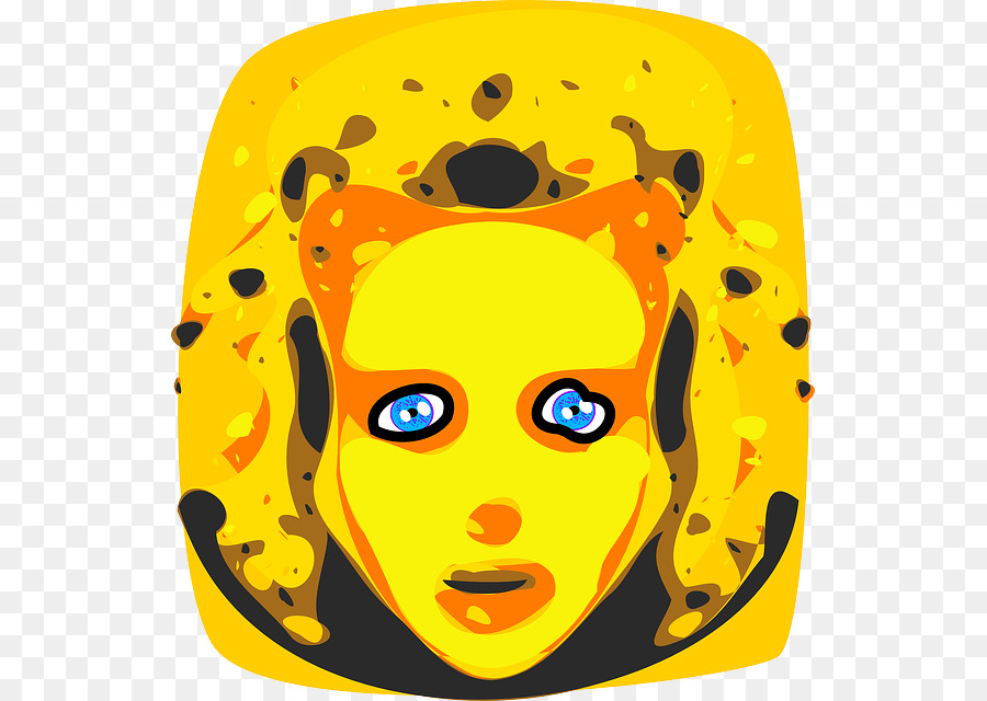 Rosto Amarelo，Face PNG