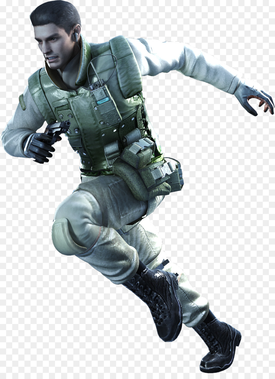 Resident Evil Umbrella Chronicles, Guarda Corpo, Chris Redfield Png 