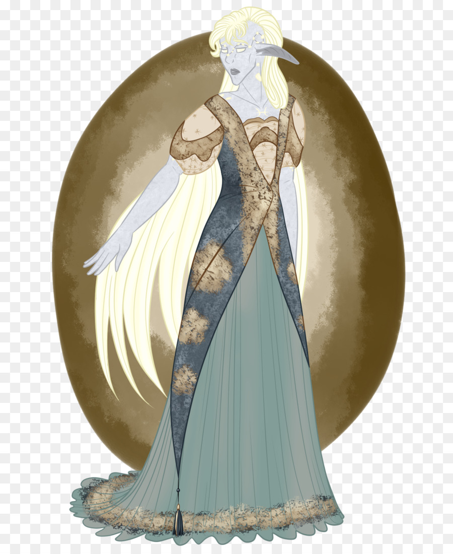 Figurino，Gown PNG