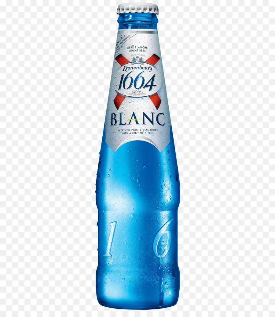 Garrafa De Cerveja Azul，Kronenbourg PNG