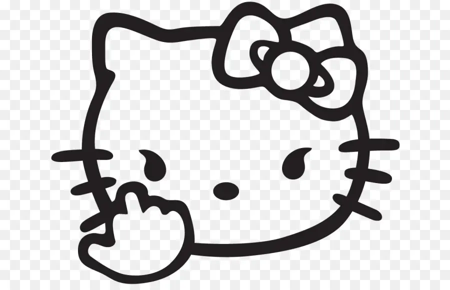 Hello Kitty，Decalque PNG