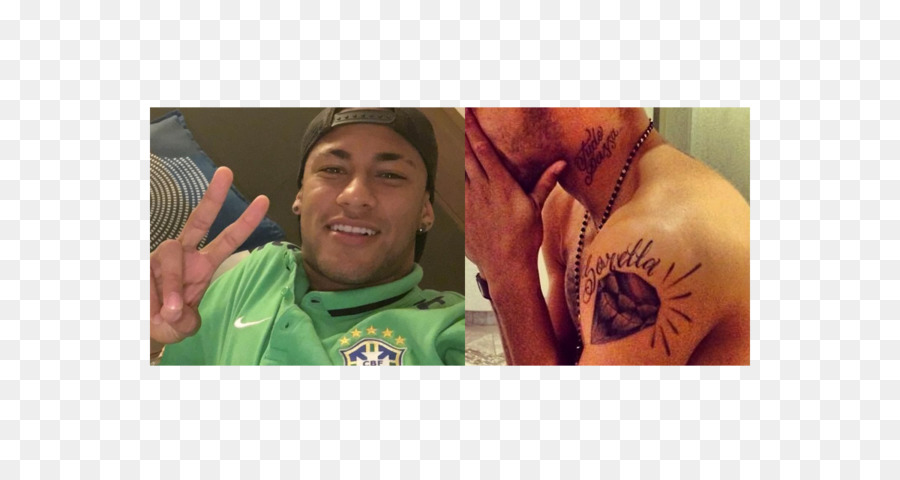 Neymar，Tatuagem PNG