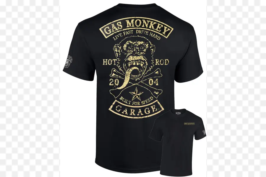 Camiseta Gas Monkey Garage，Camisa PNG