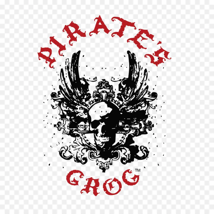 Grogue Do Pirata，Crânio PNG