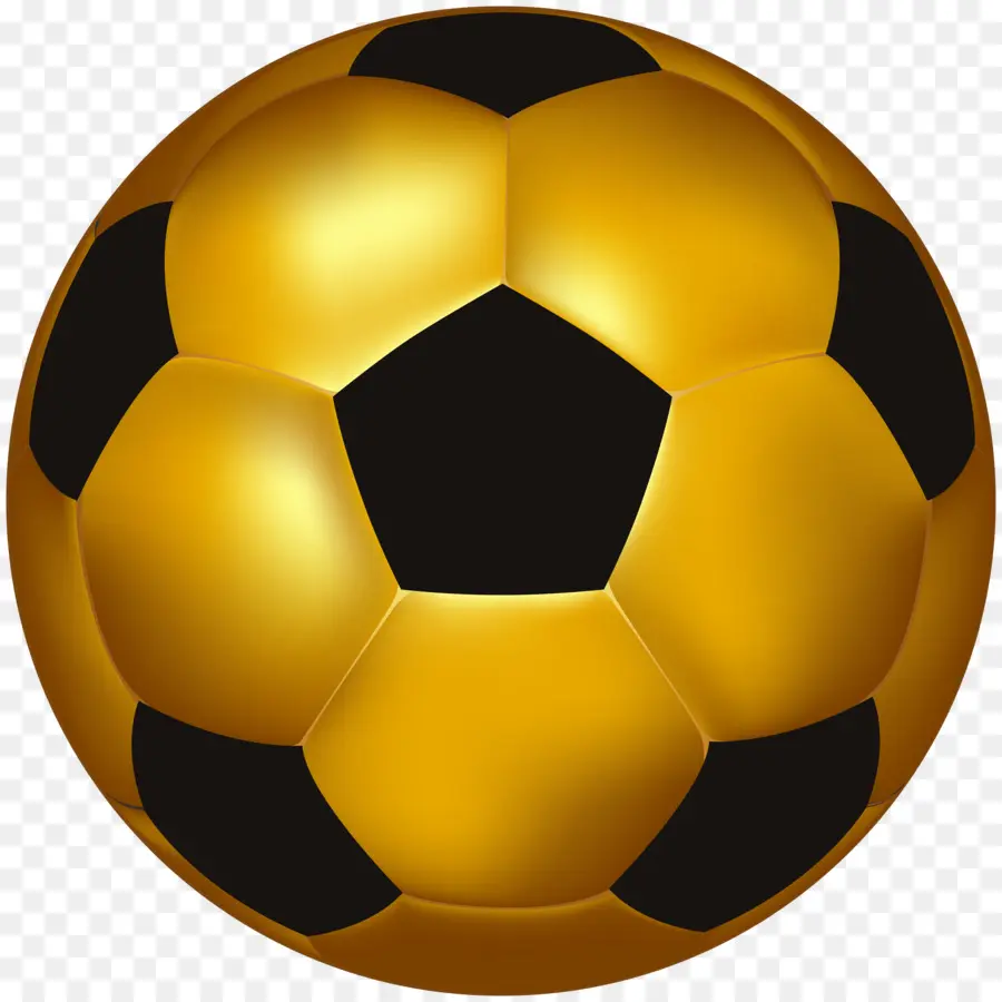 Bola De Futebol Dourada，Esportes PNG