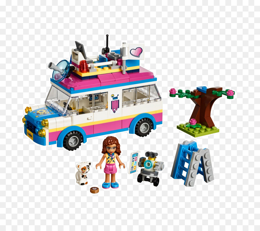Lego 41333 Amigos Olivia Missão Do Veículo，Amazoncom PNG