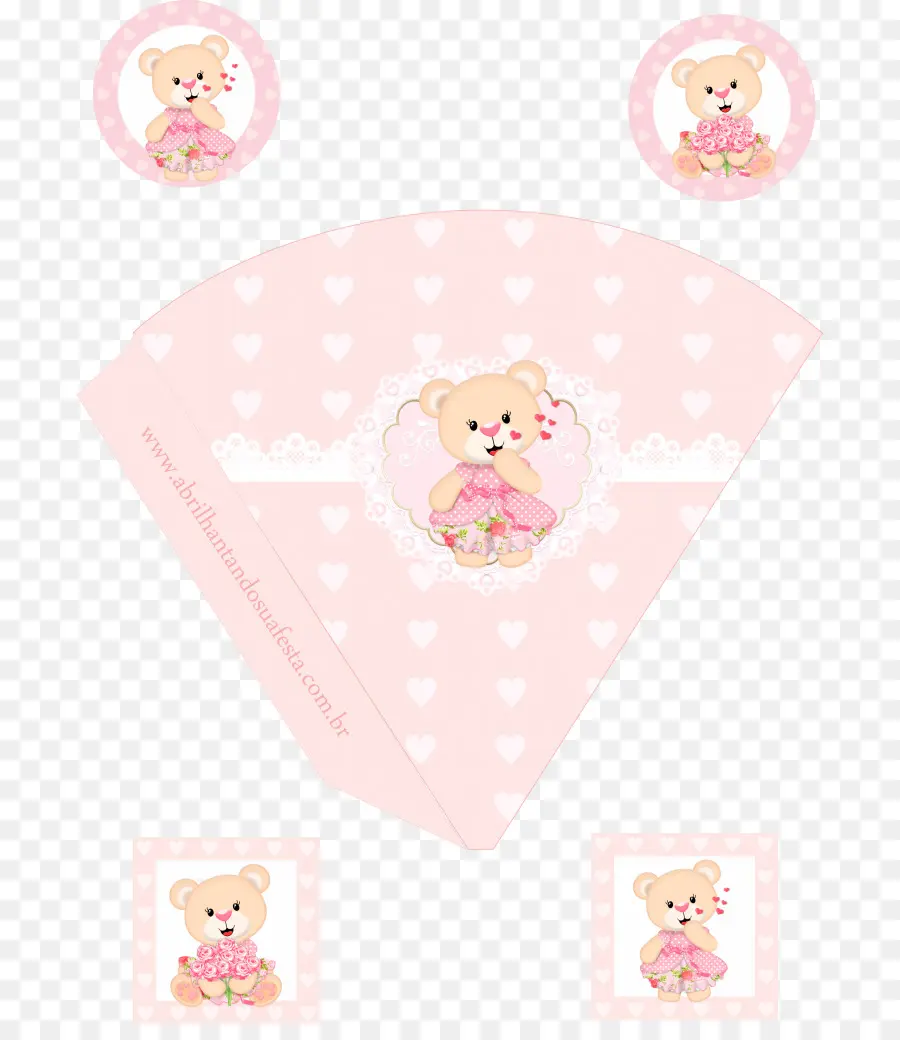 Urso，Rosa PNG