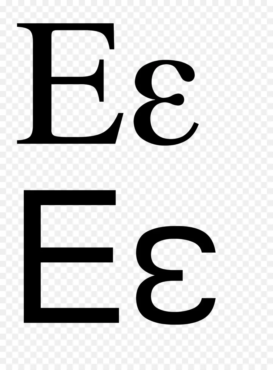 Epsilon，Alfabeto Grego PNG