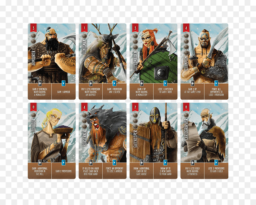 Cartas Vikings，Jogo PNG