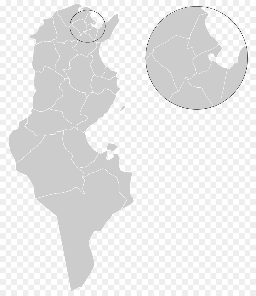 Kasserine Província，Mapa PNG