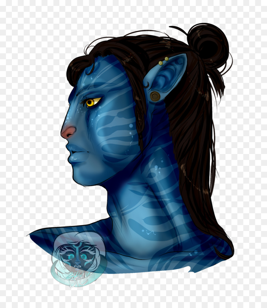 Personagem Azul，Fantasia PNG