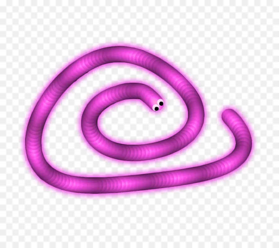 Verme Roxo，Desenho Animado PNG