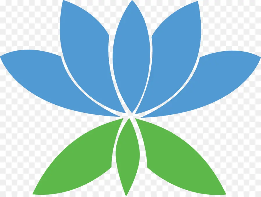 Logotipo Da Flor，Azul PNG