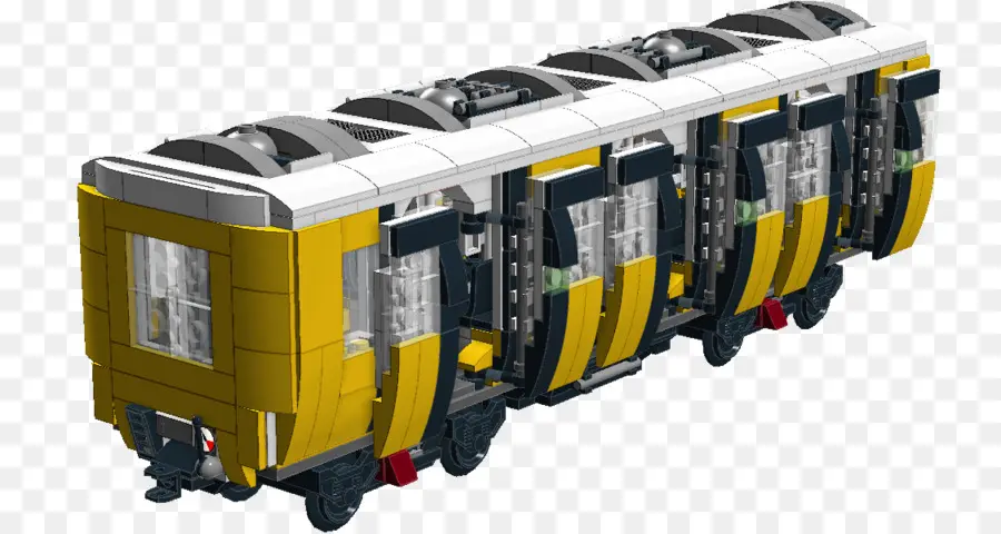 Trem Lego，Amarelo PNG