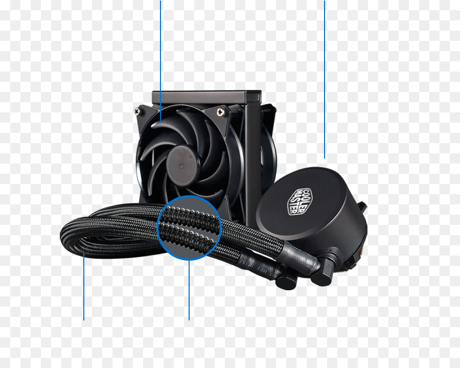 Computador Com Sistema De Resfriamento De Peças，Cooler Master PNG