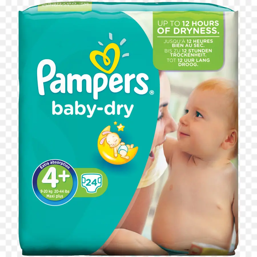 Pampers Baby Dry，Fraldas PNG