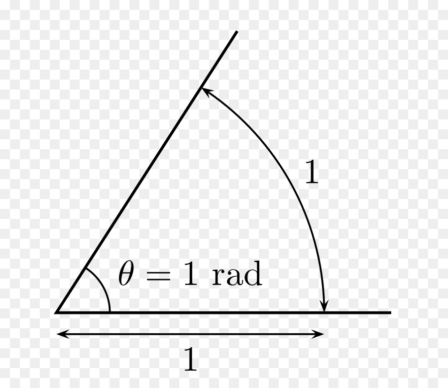 Diagrama De ângulo Radiano，Ângulo PNG