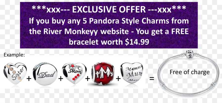 Pandora，Pulseira PNG