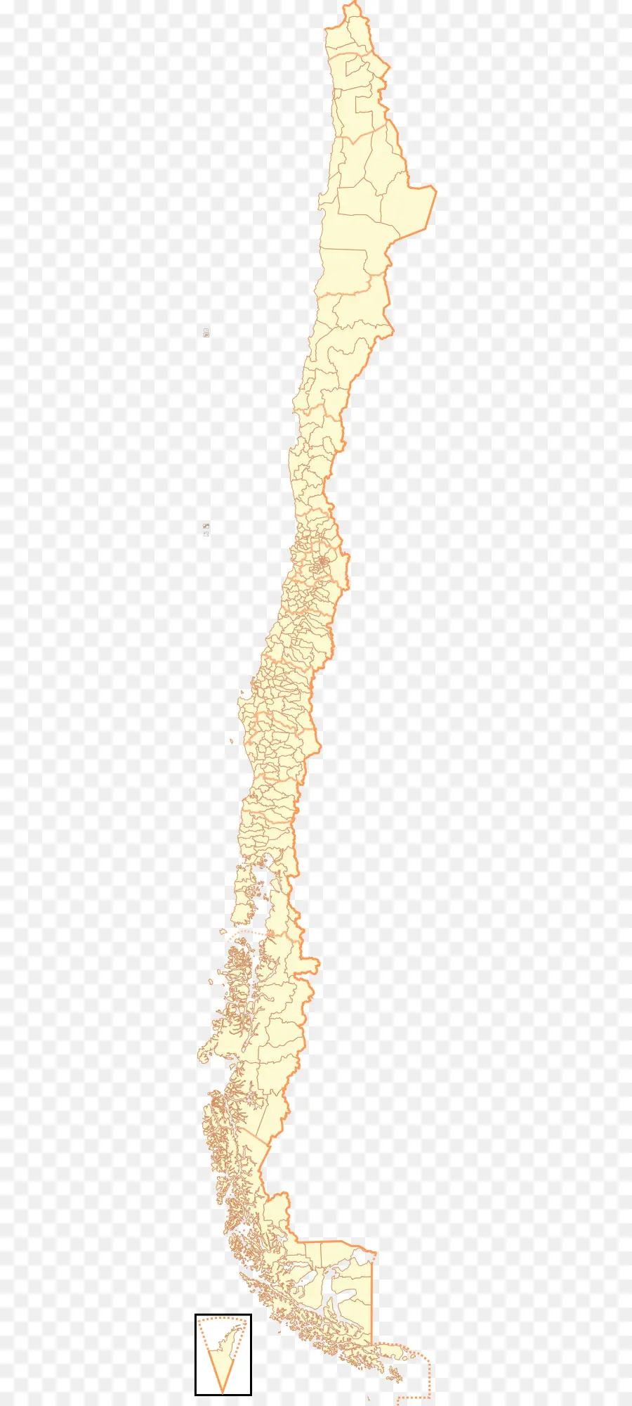 Chile，Mapa PNG
