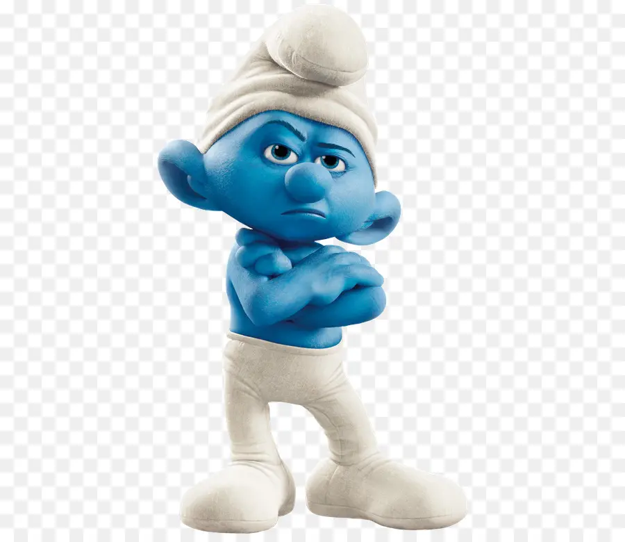 Personagem De Desenho Animado Azul，Smurf PNG