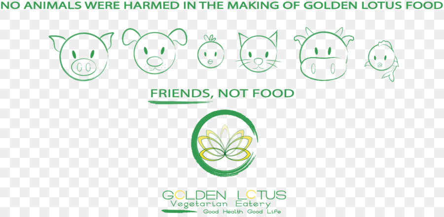 Vegan Dourado Do Lótus，Logo PNG