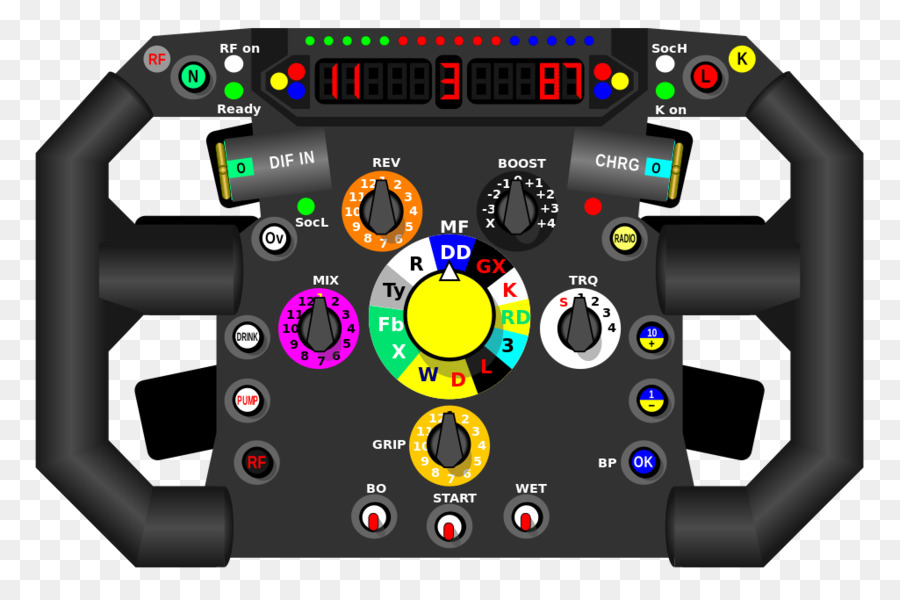 Veículo De Motor Rodas De Direção，2011 Formula One World Championship PNG