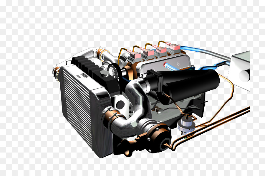 Motor，Computador Com Sistema De Resfriamento De Peças PNG