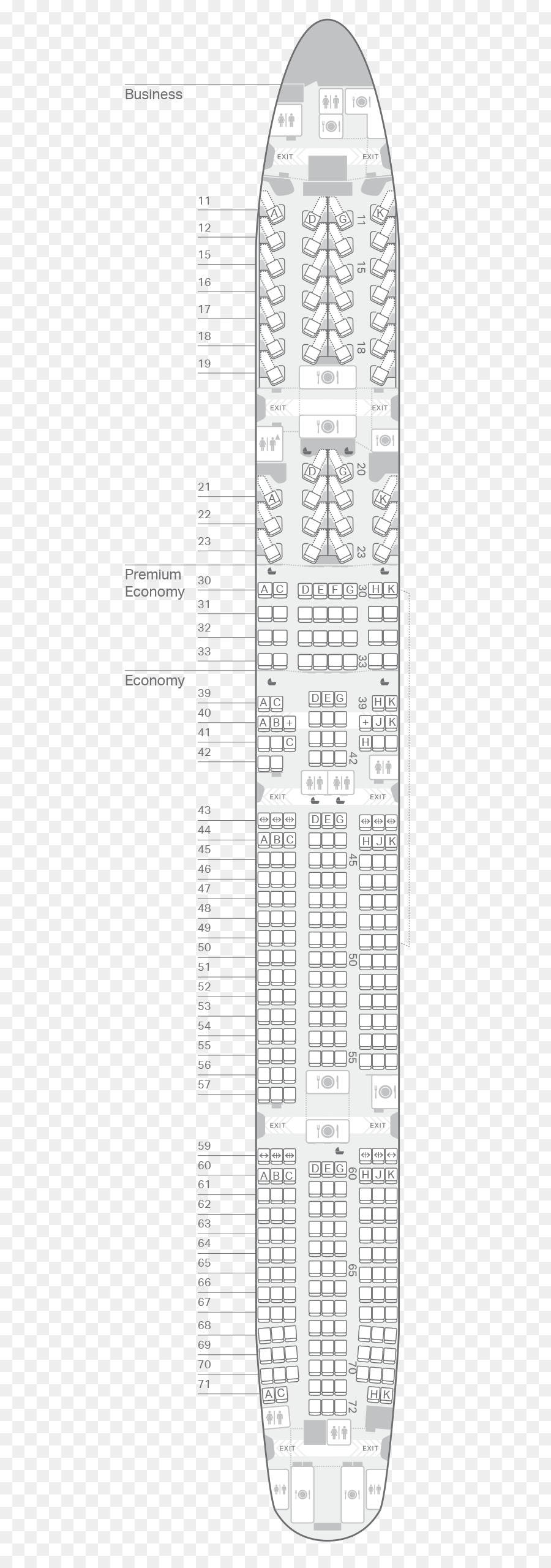 Tabela De Assentos De Avião，Assentos PNG