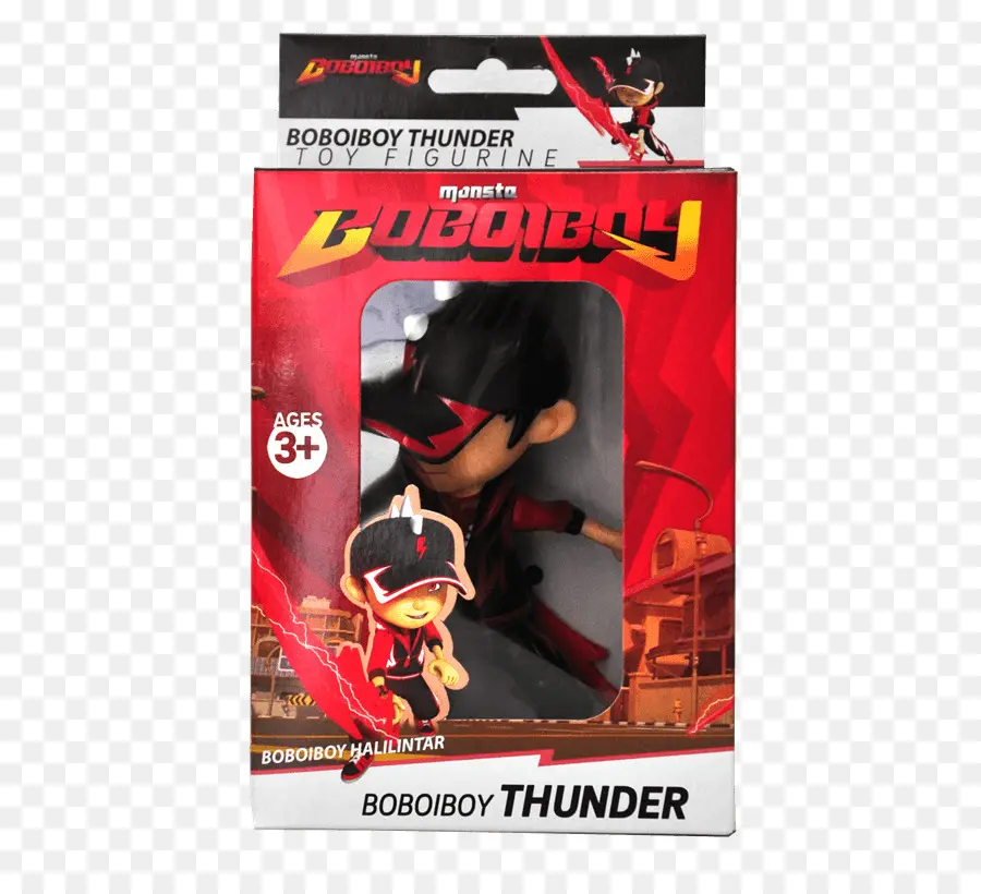 Estatueta Boboiboy Thunder，Figura De Ação PNG