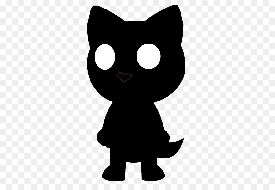 Silhueta De Gato Preto，Gato PNG