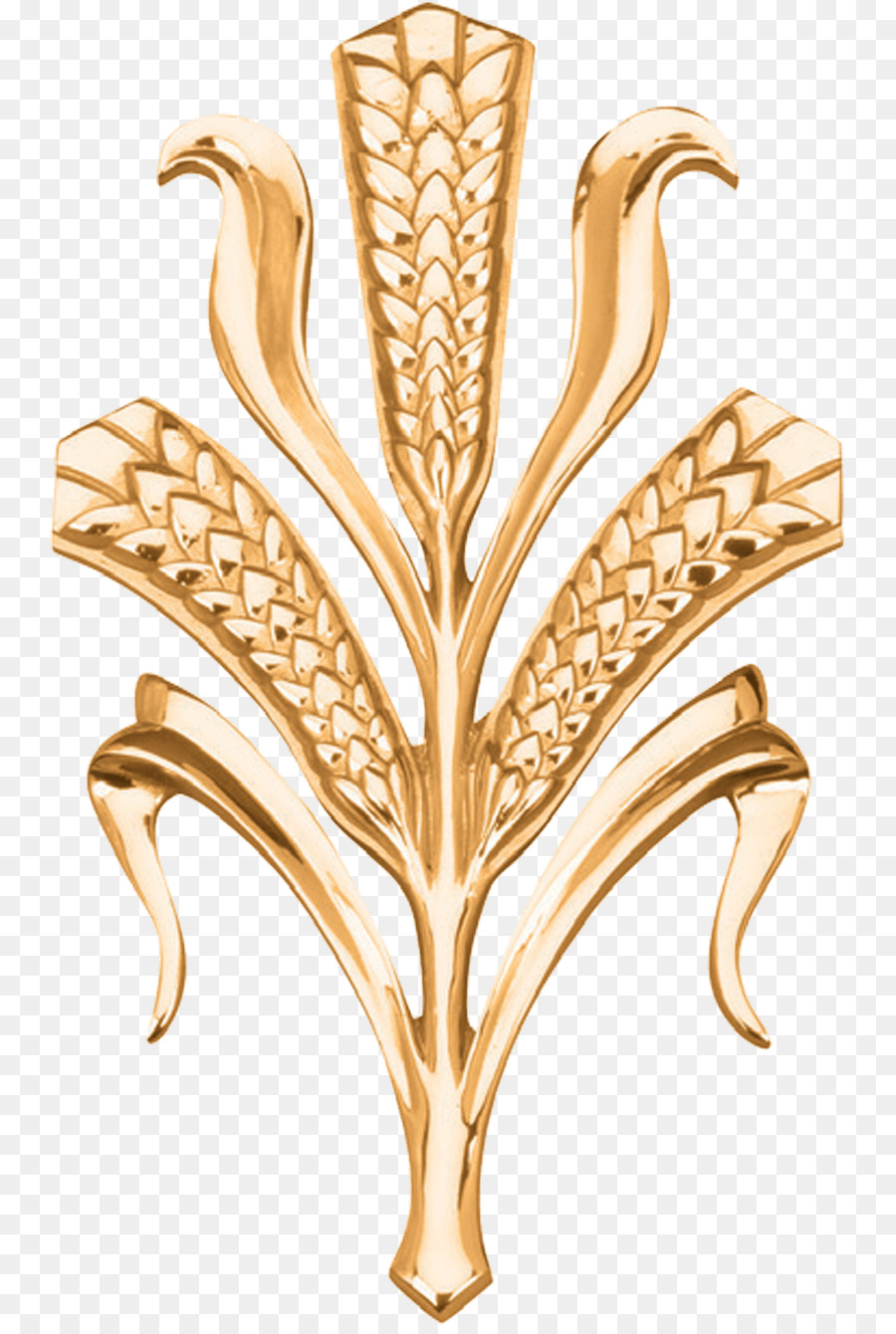 Emblema De Trigo Dourado，Trigo PNG