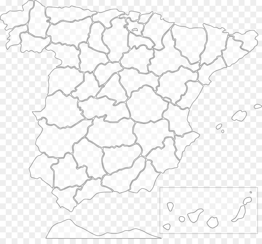 Mapa Da Espanha，País PNG