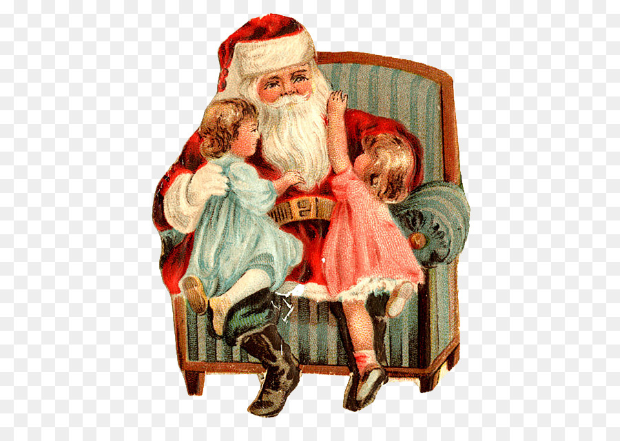 Papai Noel Com Crianças，Papai Noel PNG