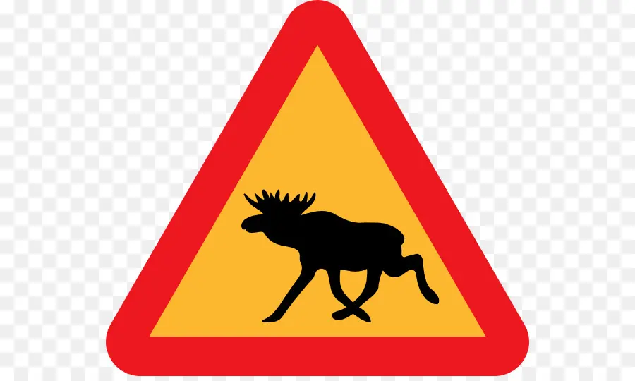 Moose，Sinal De Trânsito PNG