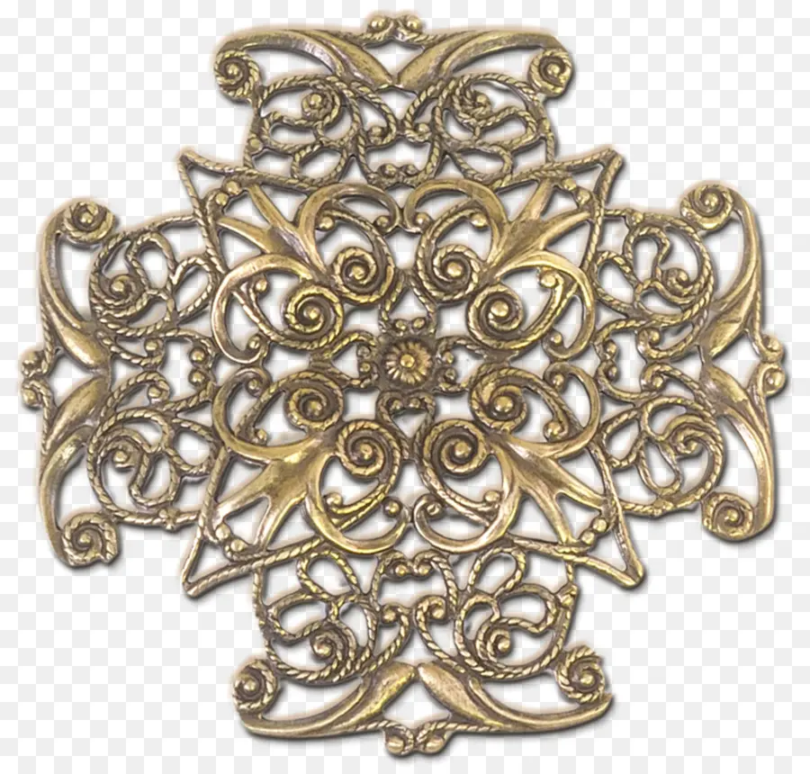 Design De Metal Ornamentado，Intricado PNG