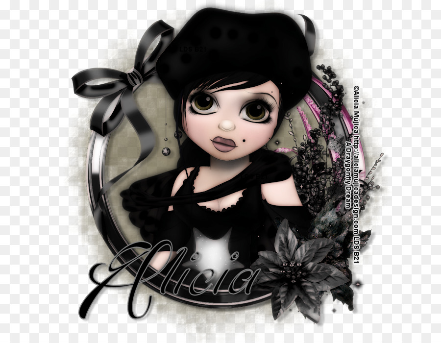 Bonecas & Meninas - Bonequinha Cabelo Preto Png - Free Transparent PNG  Clipart Images Download