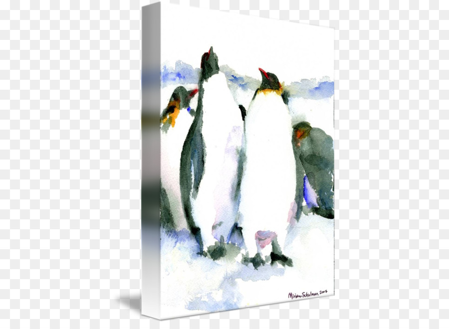 Pintura Em Aquarela，Penguin PNG