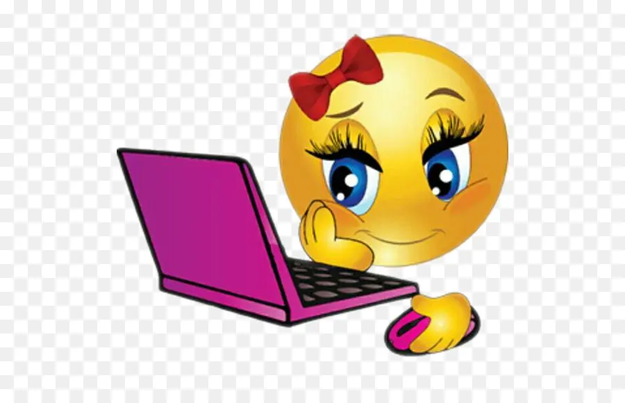 Emoji Com Laptop，Emoticons PNG