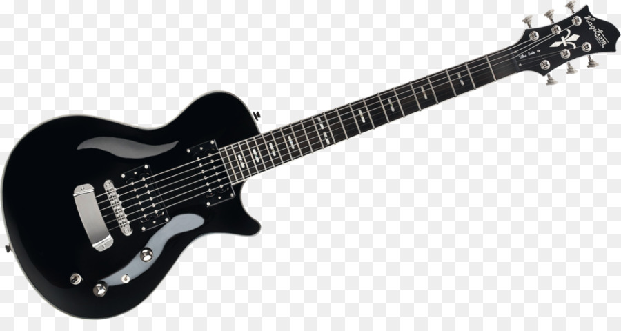 Guitarra Elétrica Preta，Cordas PNG